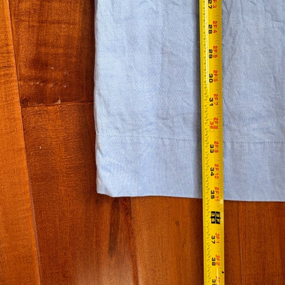 J. Crew Women's Oxfod Cotton Tie Neck Dress Size 12 Periwinkle-Blue - Picture 9 of 15